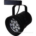 12W Black  High Power kitchen track lighting /ceiling track lighting